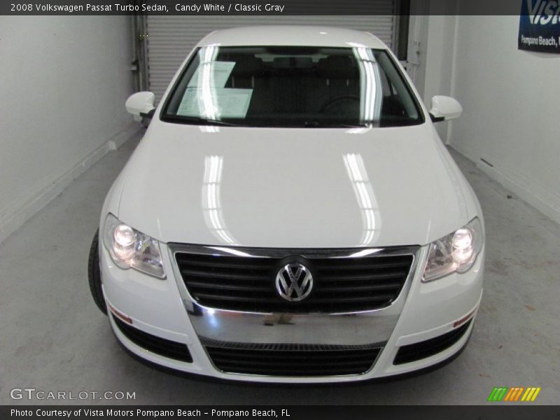 Candy White / Classic Gray 2008 Volkswagen Passat Turbo Sedan