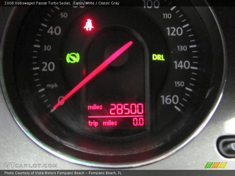 Candy White / Classic Gray 2008 Volkswagen Passat Turbo Sedan