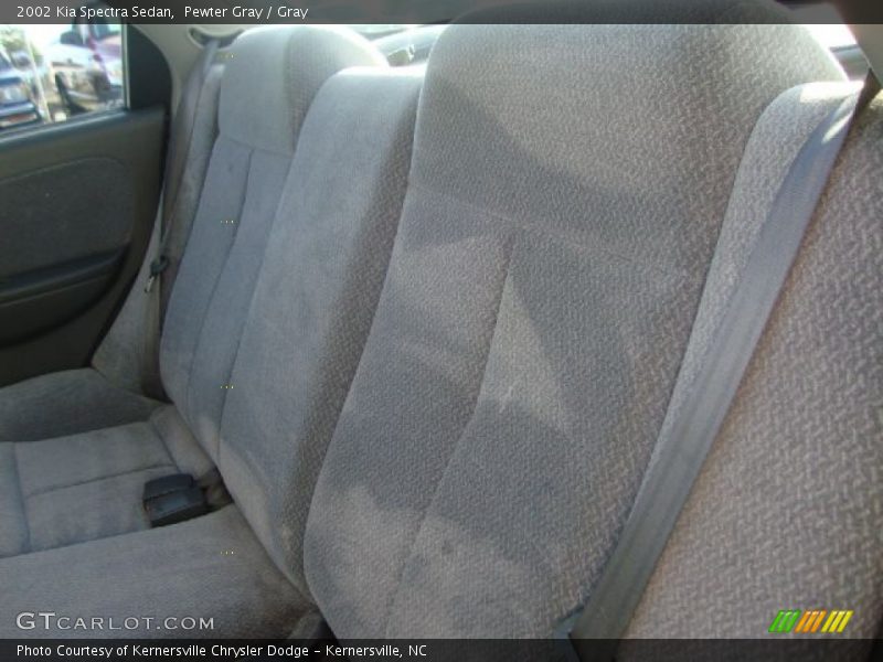 Pewter Gray / Gray 2002 Kia Spectra Sedan