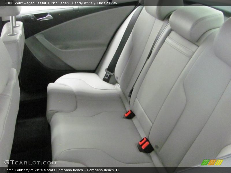 Candy White / Classic Gray 2008 Volkswagen Passat Turbo Sedan