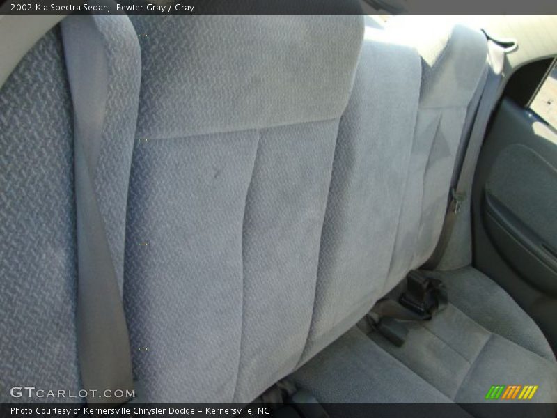 Pewter Gray / Gray 2002 Kia Spectra Sedan