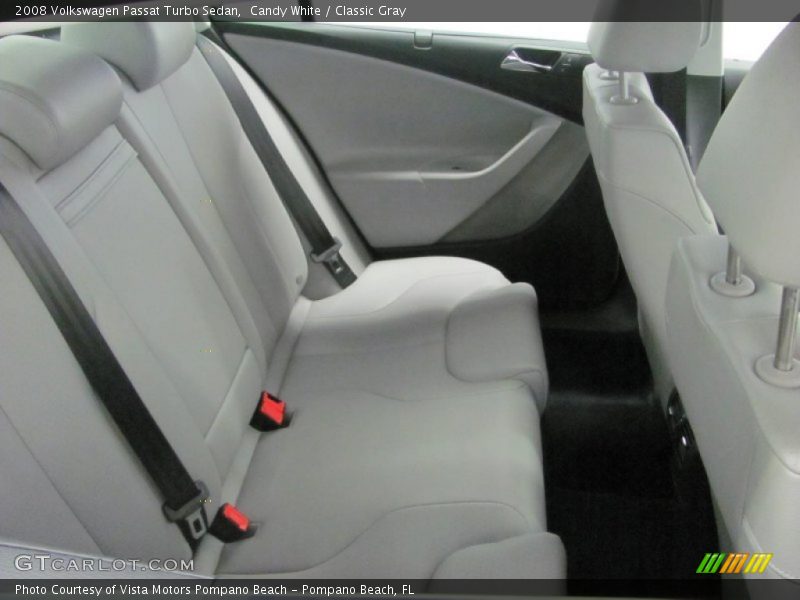 Candy White / Classic Gray 2008 Volkswagen Passat Turbo Sedan