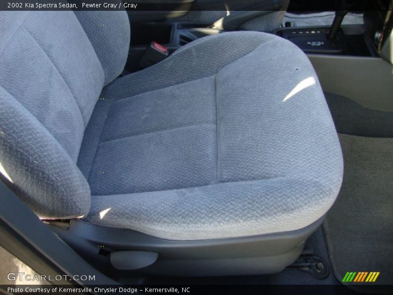 Pewter Gray / Gray 2002 Kia Spectra Sedan