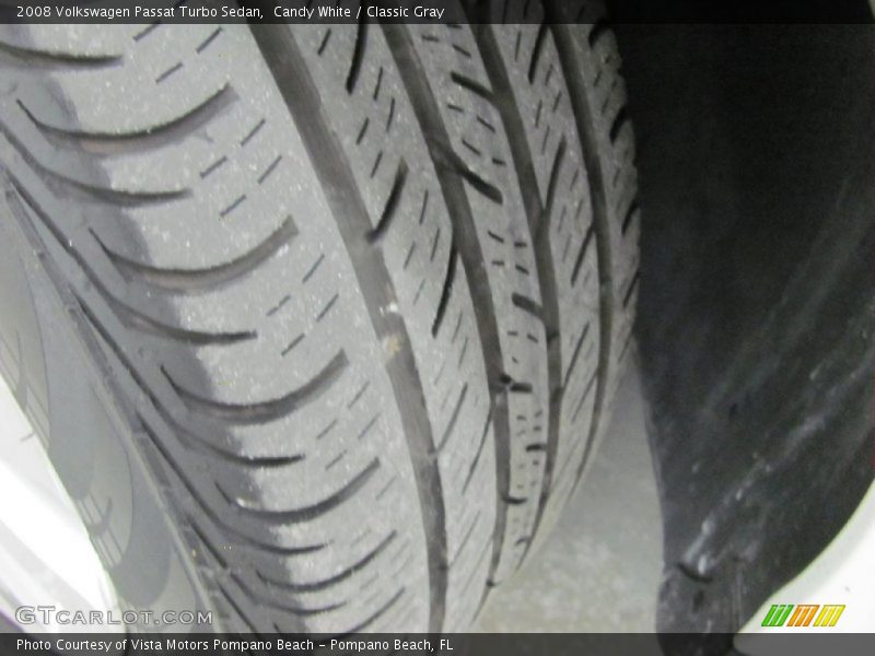 Candy White / Classic Gray 2008 Volkswagen Passat Turbo Sedan