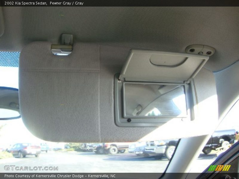 Pewter Gray / Gray 2002 Kia Spectra Sedan