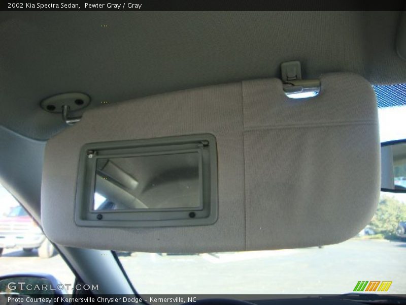 Pewter Gray / Gray 2002 Kia Spectra Sedan