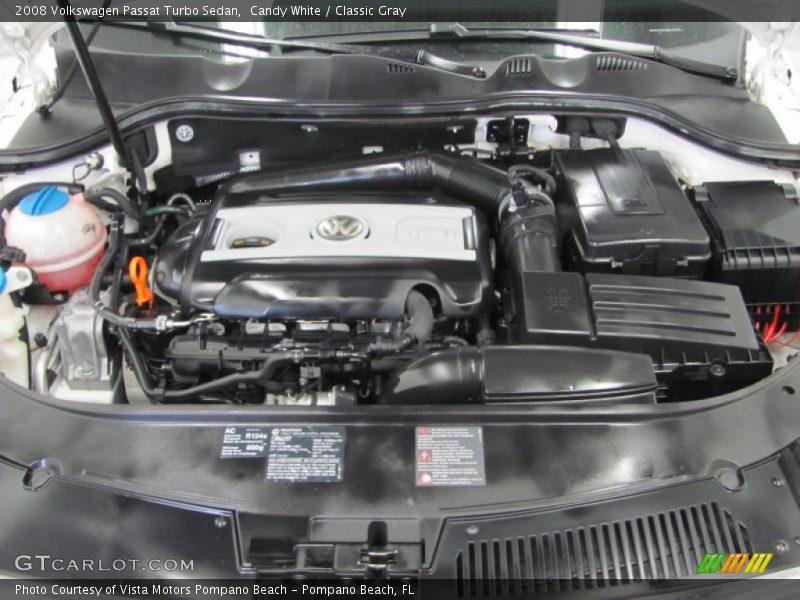 Candy White / Classic Gray 2008 Volkswagen Passat Turbo Sedan