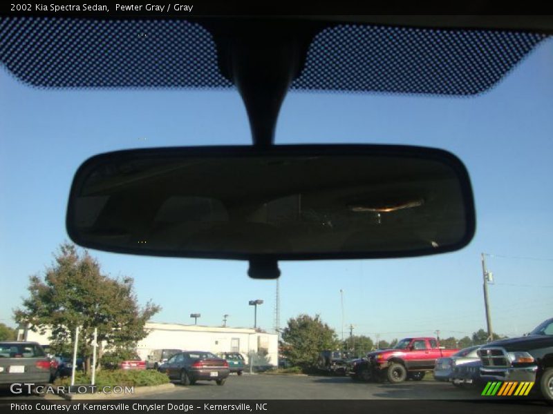 Pewter Gray / Gray 2002 Kia Spectra Sedan