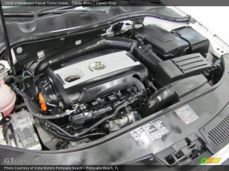 Candy White / Classic Gray 2008 Volkswagen Passat Turbo Sedan