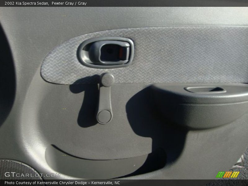 Pewter Gray / Gray 2002 Kia Spectra Sedan
