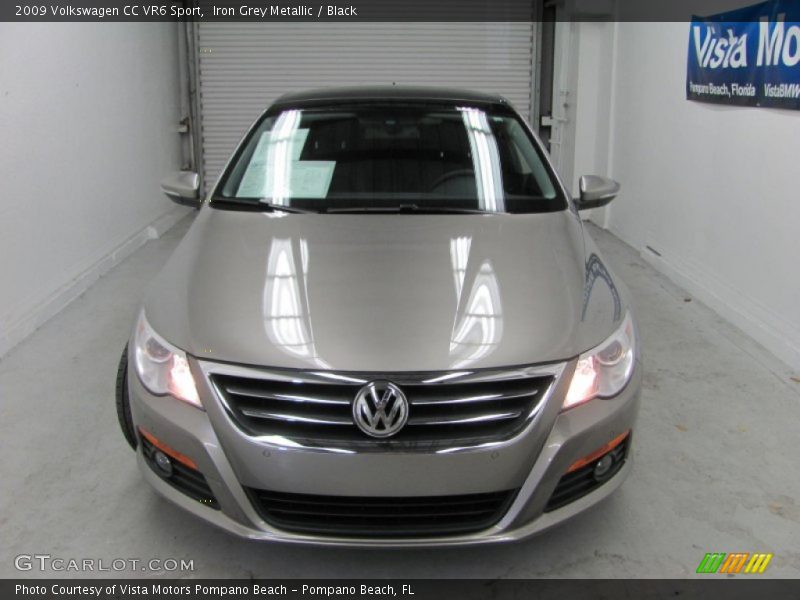 Iron Grey Metallic / Black 2009 Volkswagen CC VR6 Sport