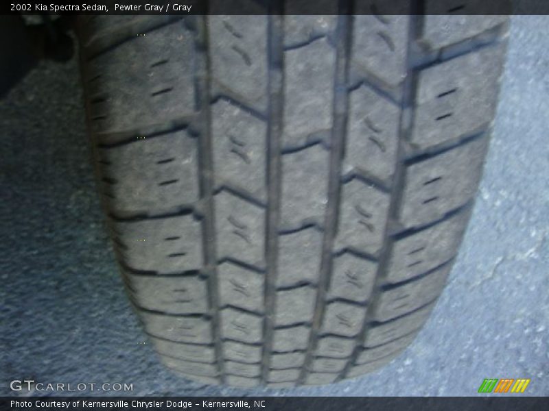 Pewter Gray / Gray 2002 Kia Spectra Sedan