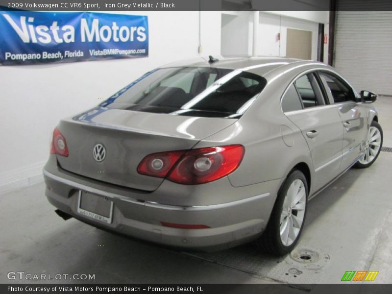 Iron Grey Metallic / Black 2009 Volkswagen CC VR6 Sport