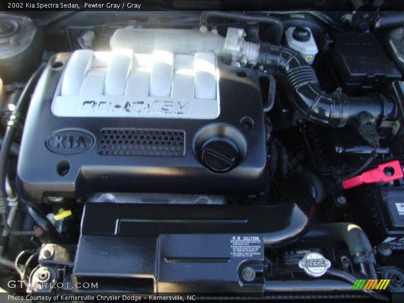 Pewter Gray / Gray 2002 Kia Spectra Sedan
