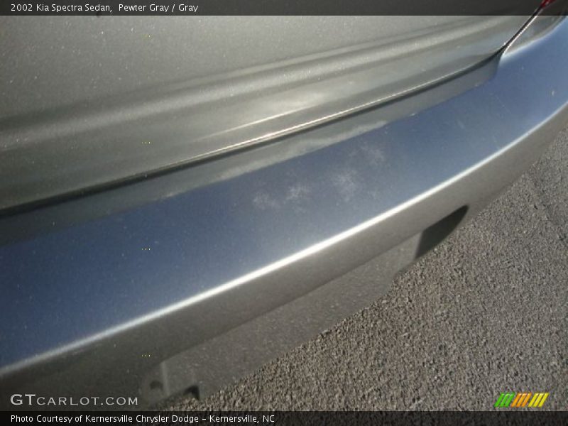 Pewter Gray / Gray 2002 Kia Spectra Sedan