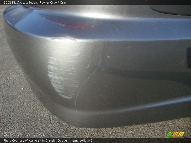 Pewter Gray / Gray 2002 Kia Spectra Sedan