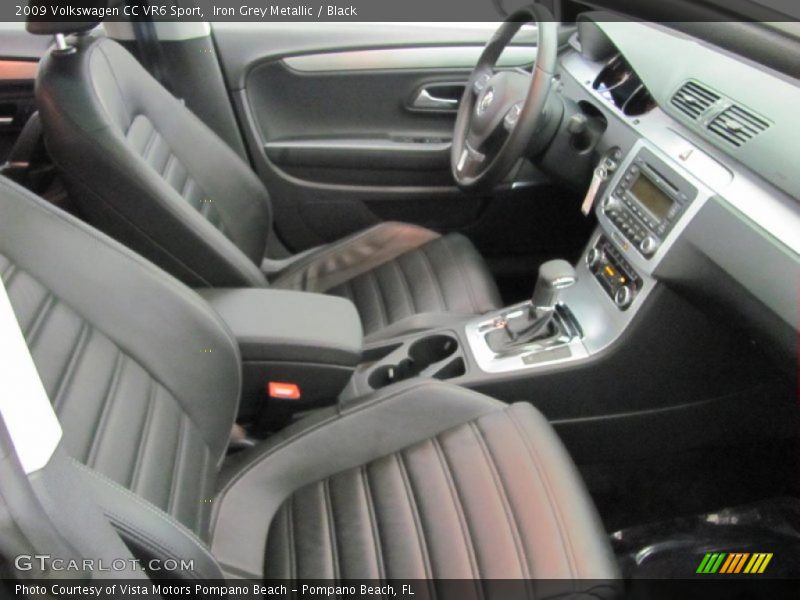 Iron Grey Metallic / Black 2009 Volkswagen CC VR6 Sport