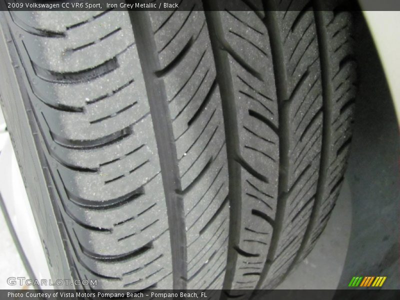 Iron Grey Metallic / Black 2009 Volkswagen CC VR6 Sport