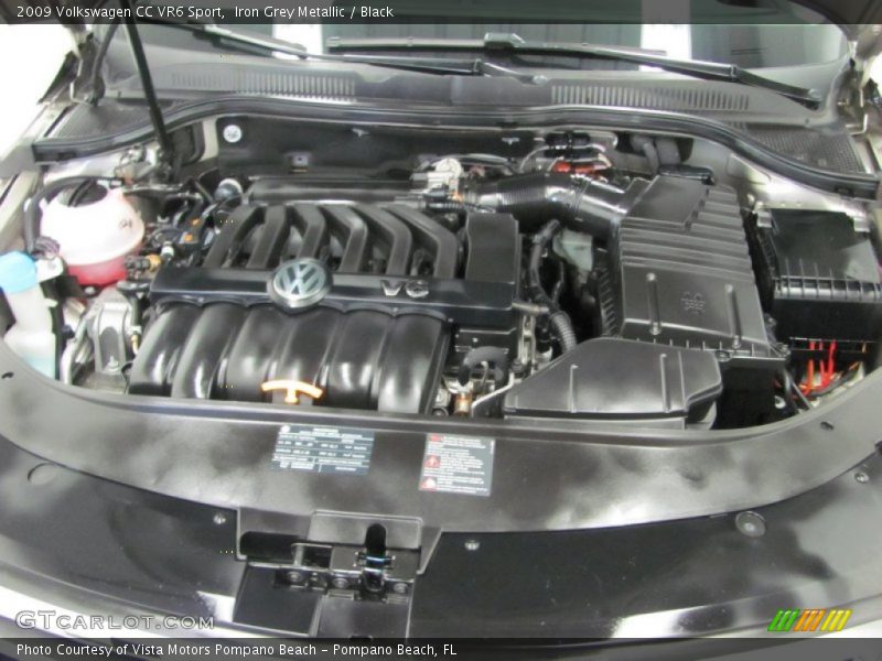 Iron Grey Metallic / Black 2009 Volkswagen CC VR6 Sport