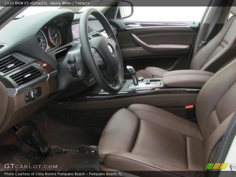 Alpine White / Tobacco 2010 BMW X5 xDrive30i