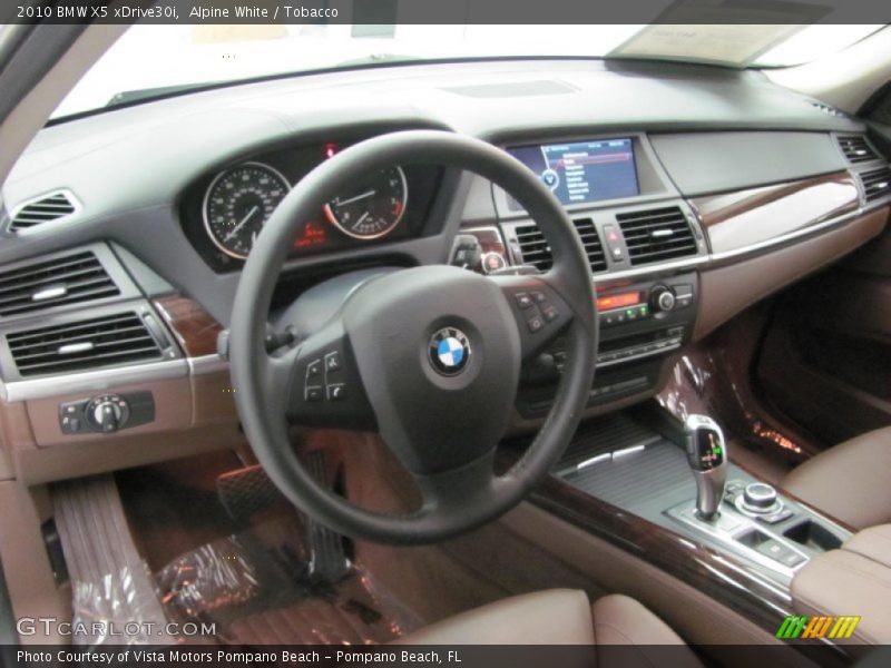 Alpine White / Tobacco 2010 BMW X5 xDrive30i