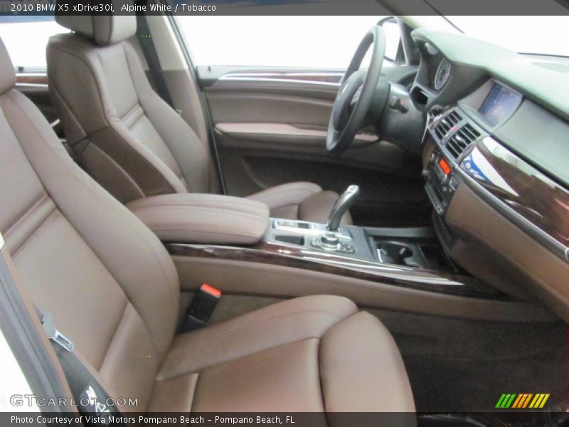 Alpine White / Tobacco 2010 BMW X5 xDrive30i