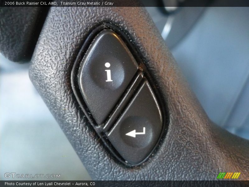 Titanium Gray Metallic / Gray 2006 Buick Rainier CXL AWD