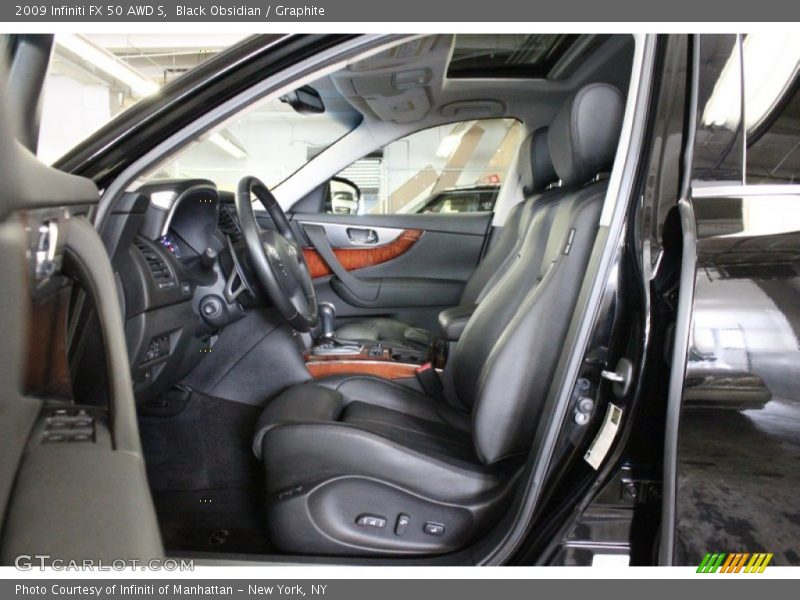  2009 FX 50 AWD S Graphite Interior