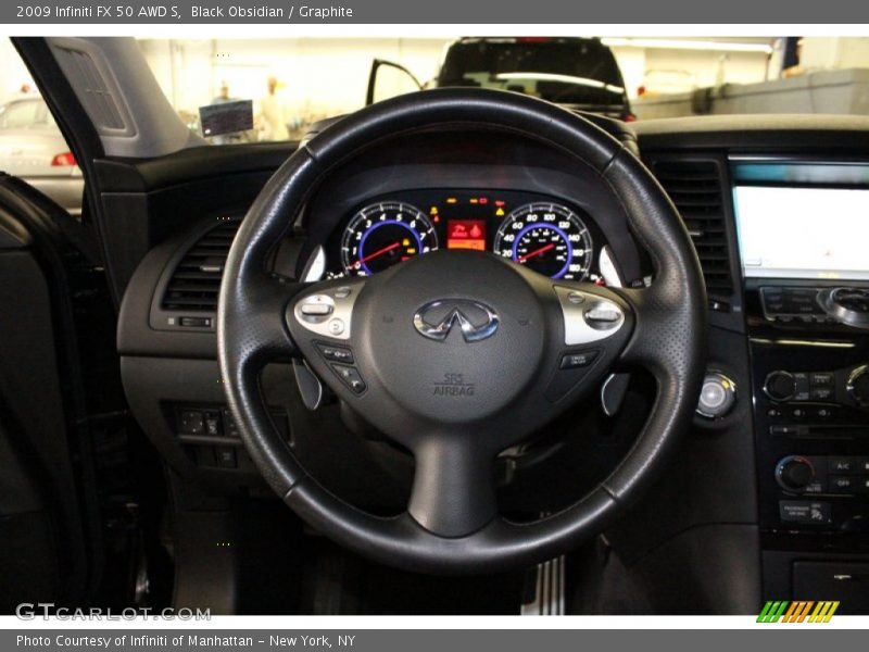  2009 FX 50 AWD S Steering Wheel