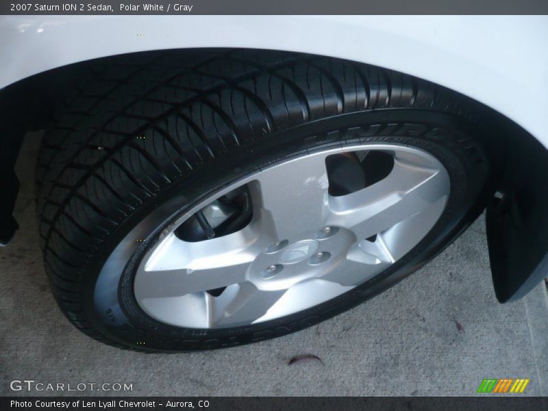 Polar White / Gray 2007 Saturn ION 2 Sedan