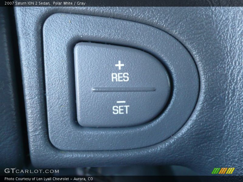 Polar White / Gray 2007 Saturn ION 2 Sedan