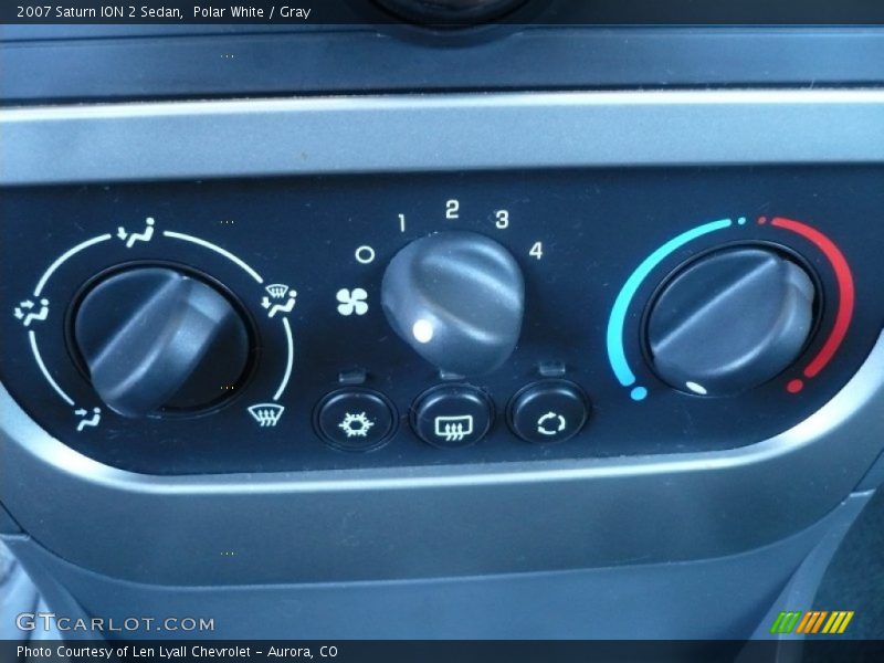 Polar White / Gray 2007 Saturn ION 2 Sedan