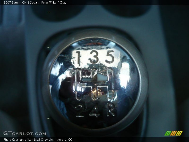 Polar White / Gray 2007 Saturn ION 2 Sedan