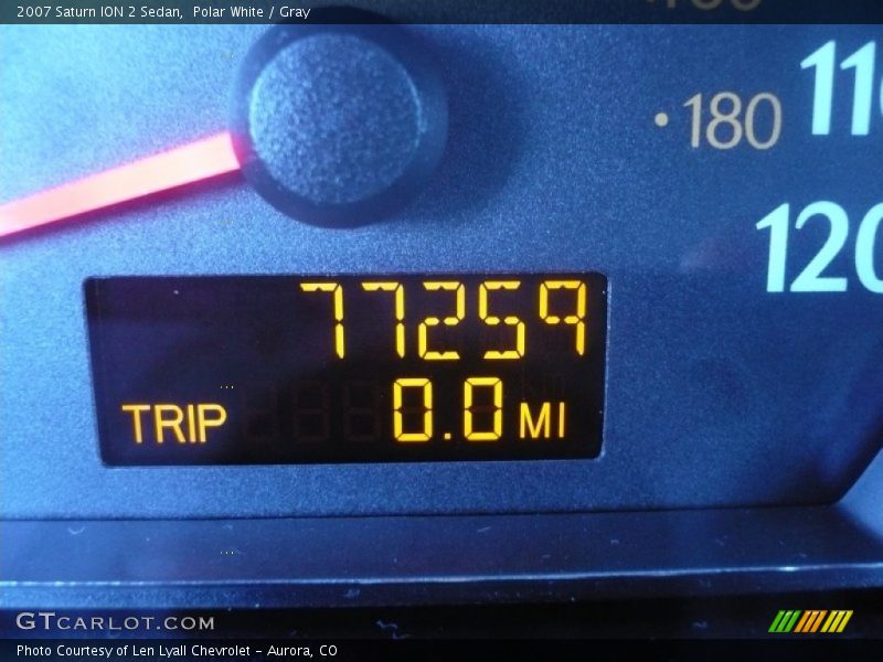 Polar White / Gray 2007 Saturn ION 2 Sedan