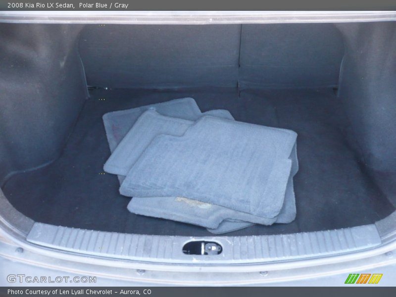 Polar Blue / Gray 2008 Kia Rio LX Sedan