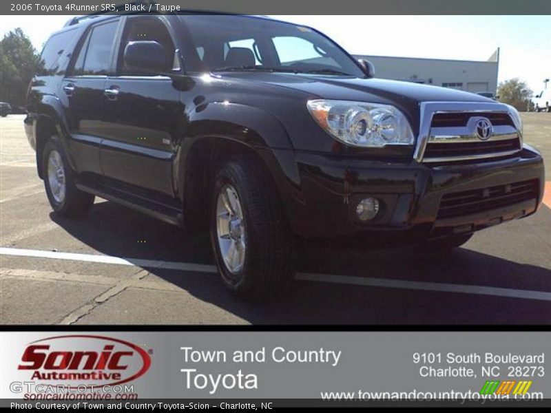 Black / Taupe 2006 Toyota 4Runner SR5