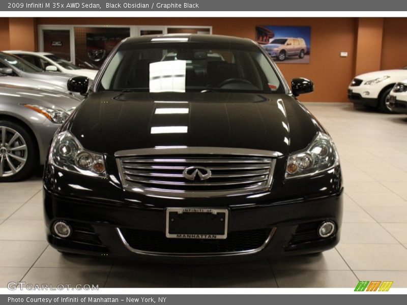 Black Obsidian / Graphite Black 2009 Infiniti M 35x AWD Sedan