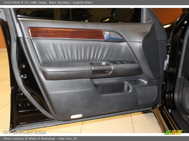 Black Obsidian / Graphite Black 2009 Infiniti M 35x AWD Sedan