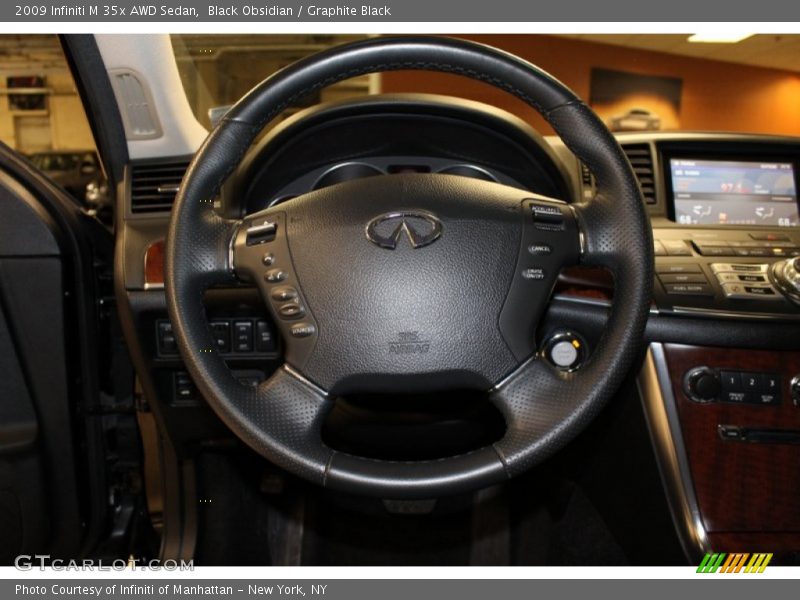 Black Obsidian / Graphite Black 2009 Infiniti M 35x AWD Sedan