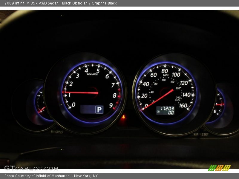 Black Obsidian / Graphite Black 2009 Infiniti M 35x AWD Sedan