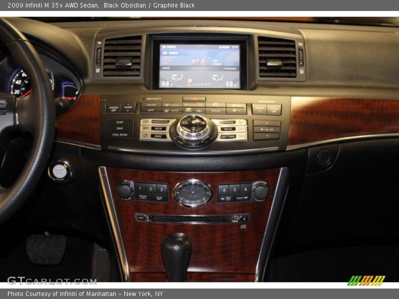 Black Obsidian / Graphite Black 2009 Infiniti M 35x AWD Sedan