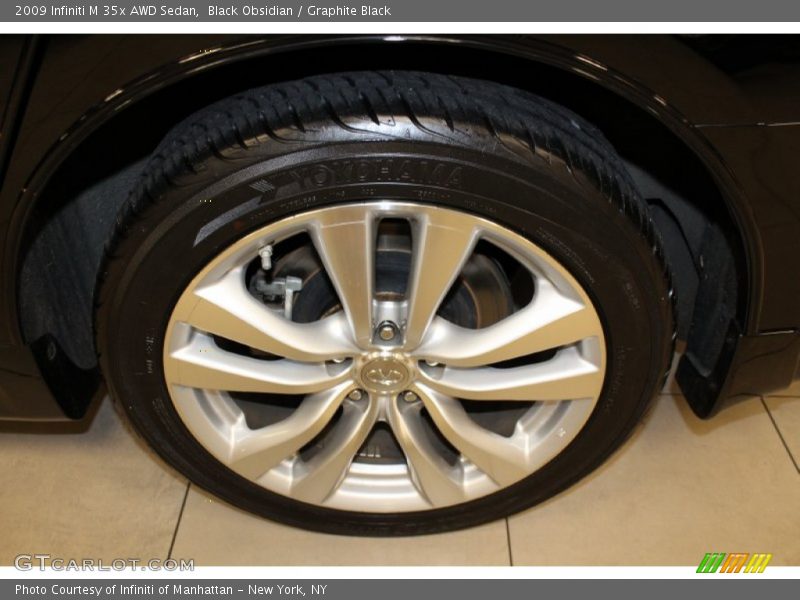 Black Obsidian / Graphite Black 2009 Infiniti M 35x AWD Sedan