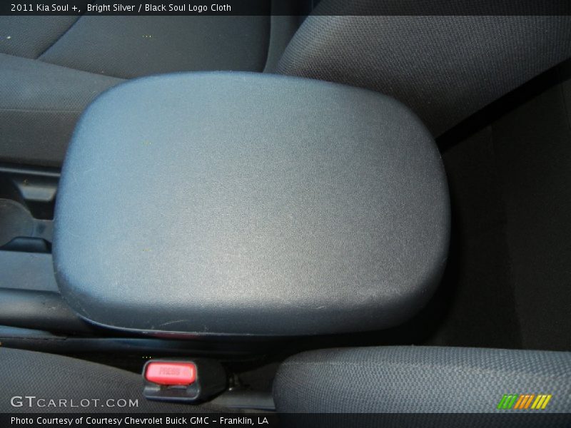 Bright Silver / Black Soul Logo Cloth 2011 Kia Soul +