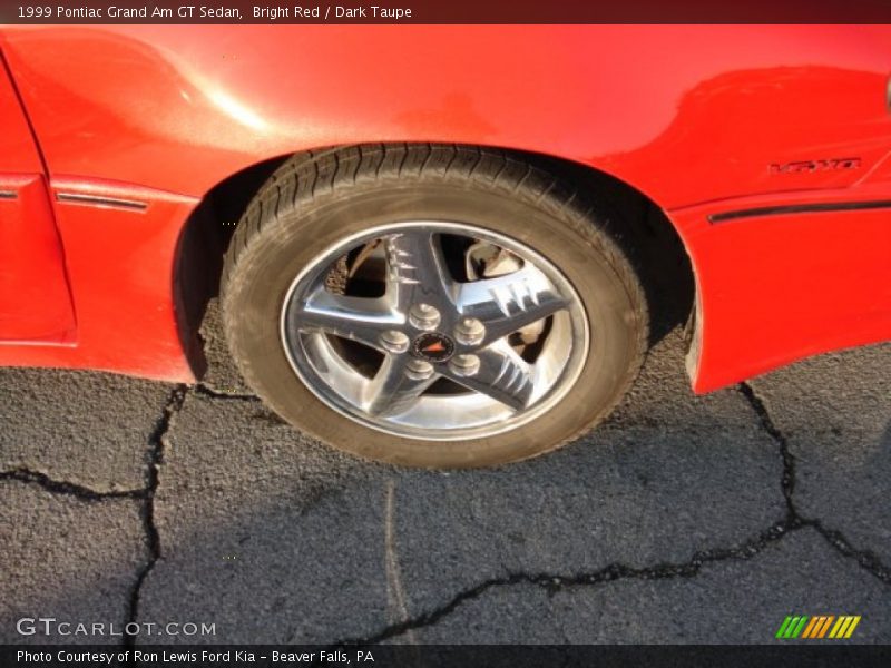 Bright Red / Dark Taupe 1999 Pontiac Grand Am GT Sedan