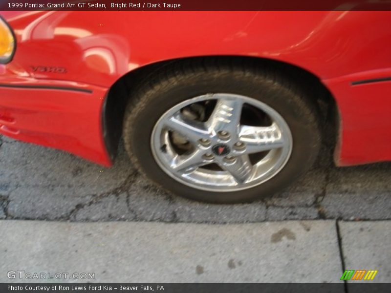 Bright Red / Dark Taupe 1999 Pontiac Grand Am GT Sedan