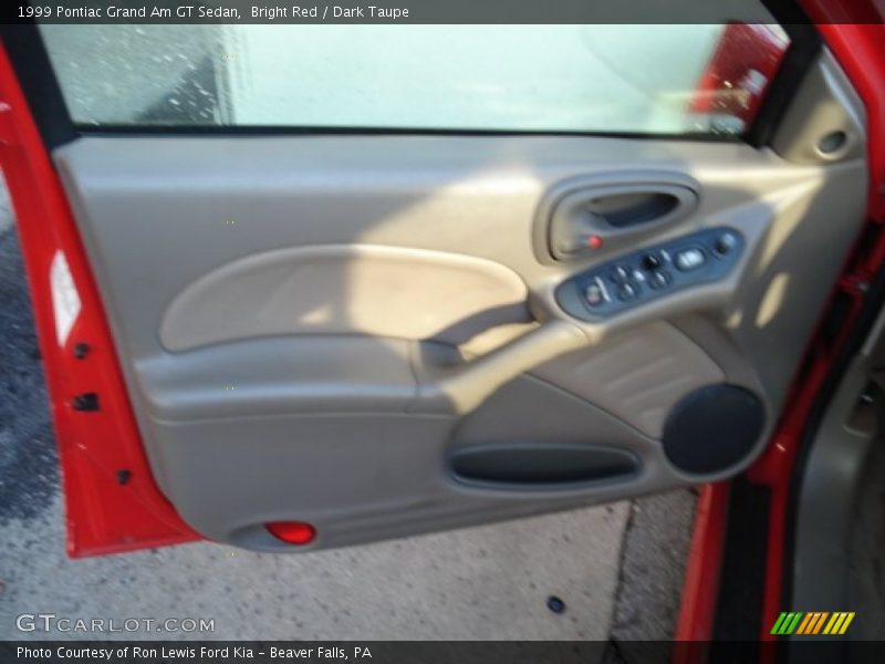 Bright Red / Dark Taupe 1999 Pontiac Grand Am GT Sedan