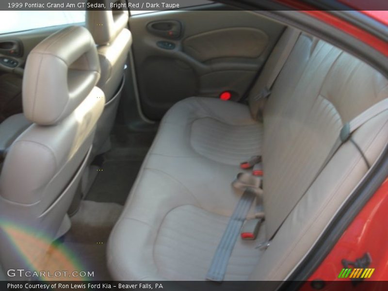 Bright Red / Dark Taupe 1999 Pontiac Grand Am GT Sedan