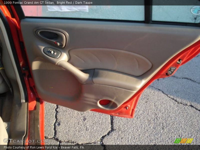 Bright Red / Dark Taupe 1999 Pontiac Grand Am GT Sedan