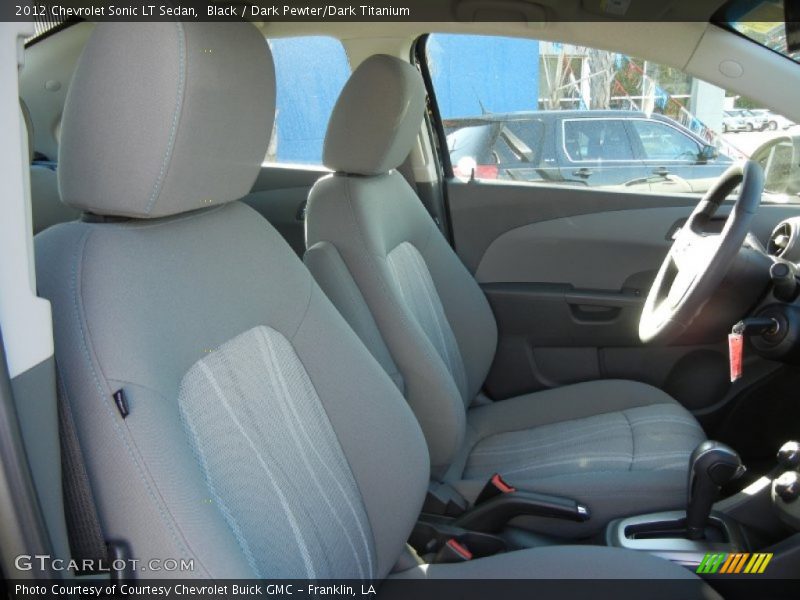 Black / Dark Pewter/Dark Titanium 2012 Chevrolet Sonic LT Sedan