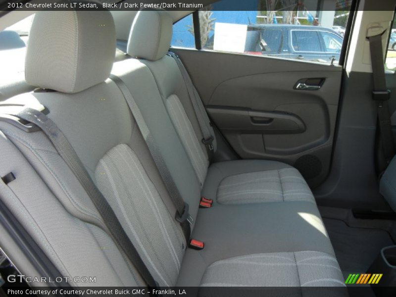 Black / Dark Pewter/Dark Titanium 2012 Chevrolet Sonic LT Sedan